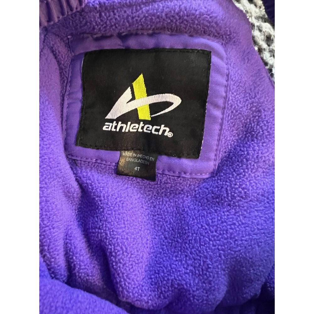 Girl's Purple Athletch Snow‎ Pants Size 4T - Picture 4 of 4